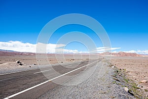 Road to San pedro de Atacama, Chile landscape