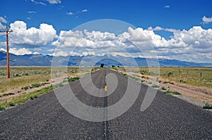 The Road to the Sangre de Cristo Range, Colorado, USA photo