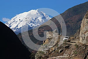 On the road to Santa Teresa, Peru