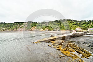 road to the sea, photo as a background, photo as a background , in principado de asturias, spain europe photo