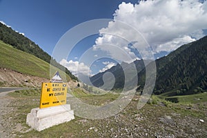 Road to Sonmarg  hill station, Ladakh, India