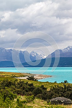 Road to the Southern Alps. South Island, New Zealand