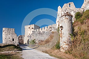 Road to Spis castle, Slovakia