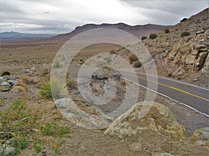Road to Spring Canyon Recreation Area
