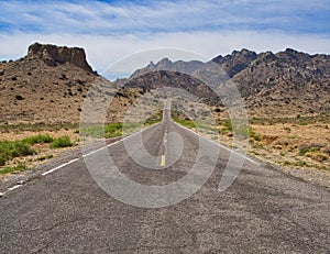 Road to Spring Canyon Recreation Area