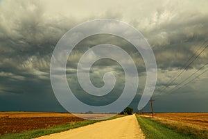 Road to the storm
