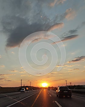 Road to sunset