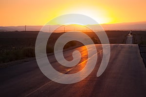 Road to sunset