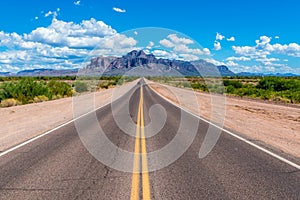 Road to Superstition Mountains