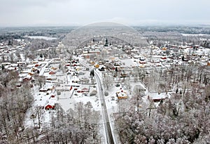 Road to the Swedish village
