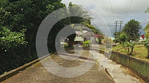 The road to the tea factory, Sans Souci, Seychelles