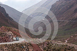 Road to Ticlio in Peru