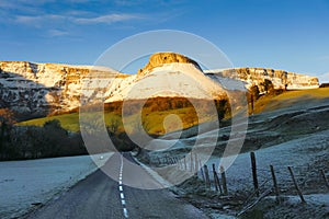 Road to Ungino mountain