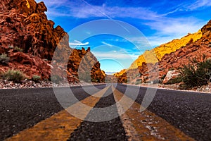 Road to the Valley of Fire. Arizona photo