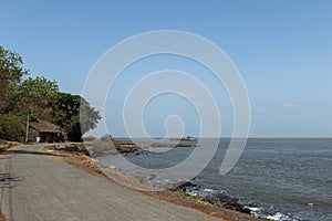 Road to Velas beach in Raigad district,Maharashtra,India photo