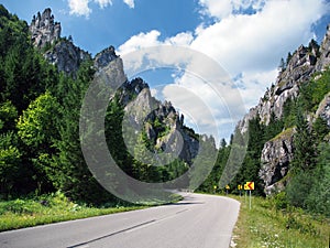 Road to Vratna Valley, Slovakia