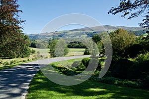 Road to the welsh landscape