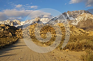 Road Towards The Mountains