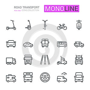 Road Transport Icons