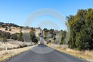 Road Trip Australia - driving through the Queensland hinterlands on a sunny day