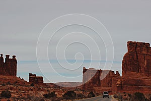 Road tripping through Arches National Park