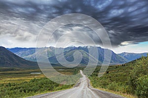 Road in tundra