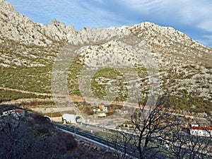 Road tunel Sveti Rok, Velebit - Croatia