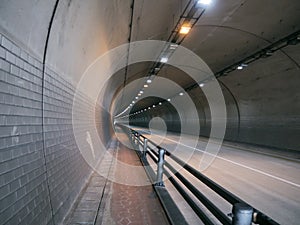 The road tunel in Yeousu city