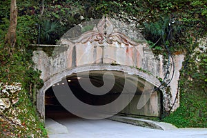 Road tunnel in the city of New Athos