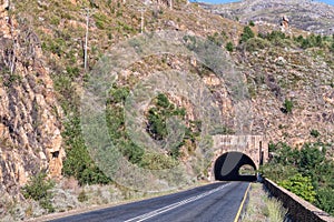 Road tunnel on the Du Toitskloof Pass
