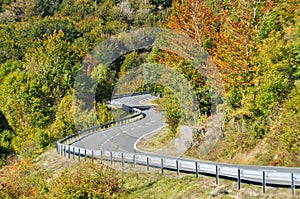 Road at Urbasa range, Navarre photo