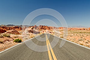Road through Valley of Fire