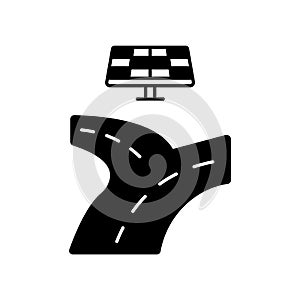 Road Vector Icon which can easily modify or edit.