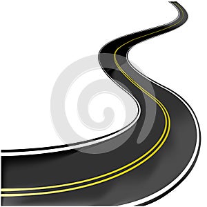 Road - vector illustration