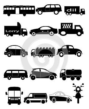 Road Vehicles Icons