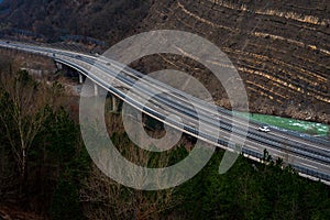 a road viaduct