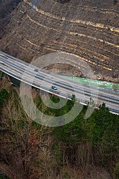 a road viaduct