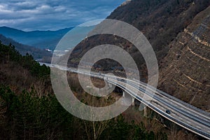 a road viaduct