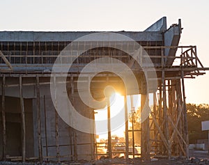 The Road viaduct under construction 01