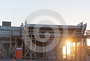 The Road viaduct under construction 03