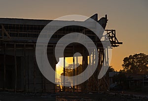 The Road viaduct under construction 05