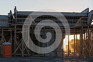 The Road viaduct under construction 06