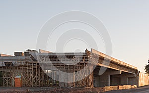 The Road viaduct under construction 07