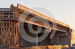 The Road viaduct under construction 08