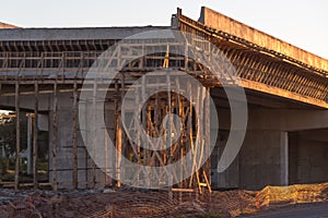 The Road viaduct under construction 09