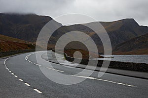 Road in Wales .