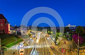 Road in Warsaw