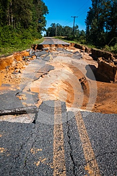 Road Washout photo