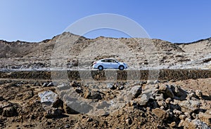 Road Way to the Lake Assal, Djibouti