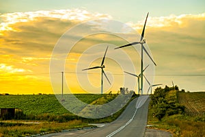 Road and Wind Power